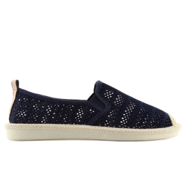 F01B Námořnické espadrilky v námořnické modré barvě námořnická modř