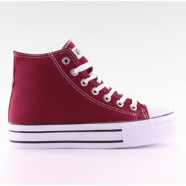 Dvojité solené tenisky LT-920B červený