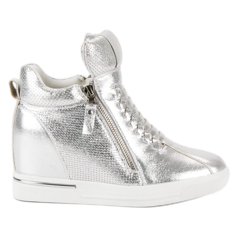 Stříbrné tenisky šedá