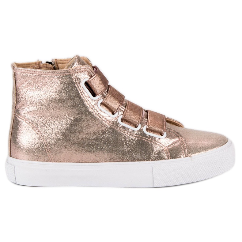 Růžové Tenisky S Elastickou růžový