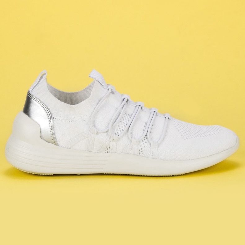 Kylie Textilní nazouvací sportovní obuv bílý