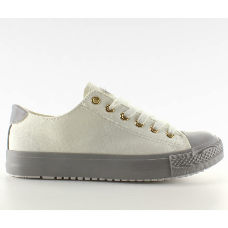 Tenisky na barevné gumě W-3051 White bílý