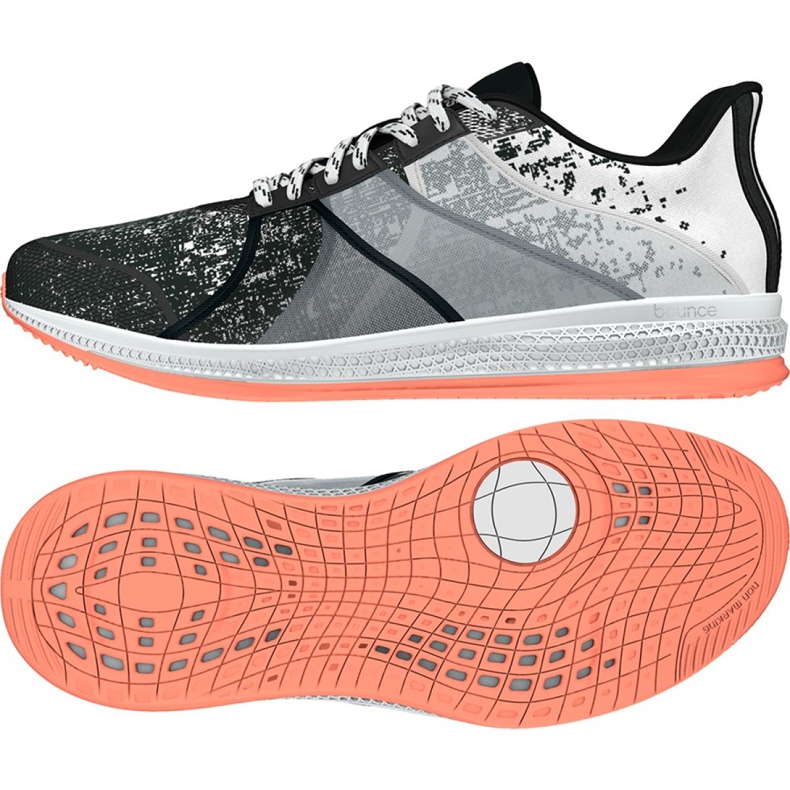 Tréninkové boty Adidas Gymbreaker Bounce W BB3985 bílý černá šedá