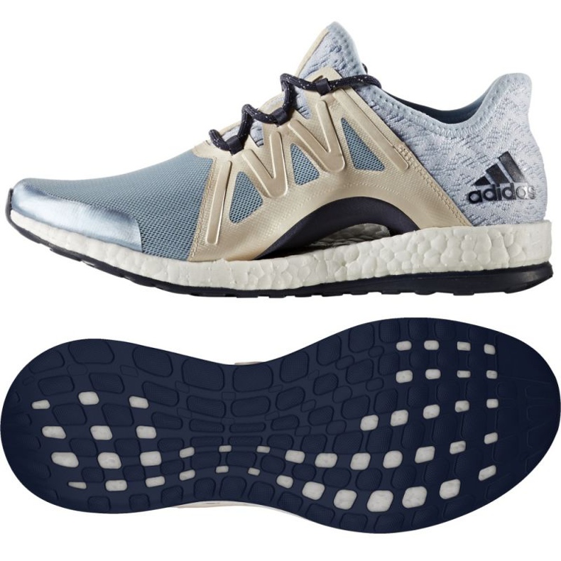 Běžecké boty adidas Pure Boost Xpose Clima W BB1740 modrý