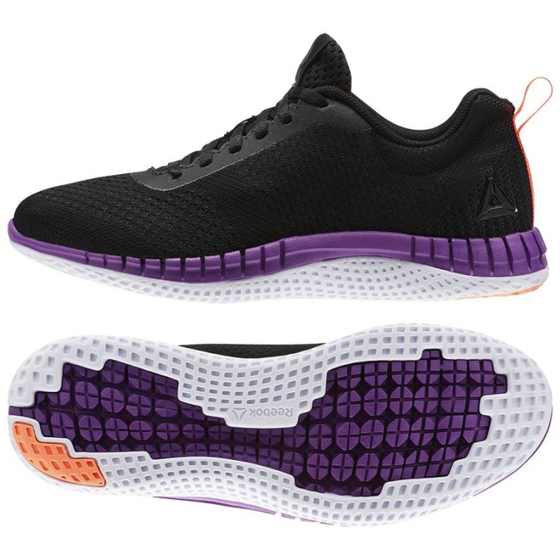Běžecké boty Reebok Print Run Prime W černá fialový