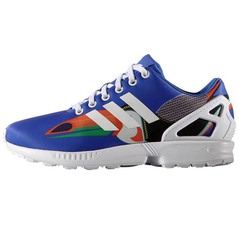 Boty Adidas Originals Zx Flux W S75697 modrý vícebarevný