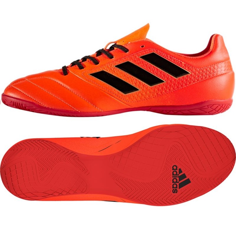 Sálová obuv adidas Ace 17.4 In M S77101 vícebarevný pomeranče a červené
