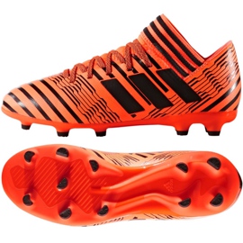 Kopačky Adidas Nemeziz 17.3 Fg Jr S82428 pomerančový pomerančový