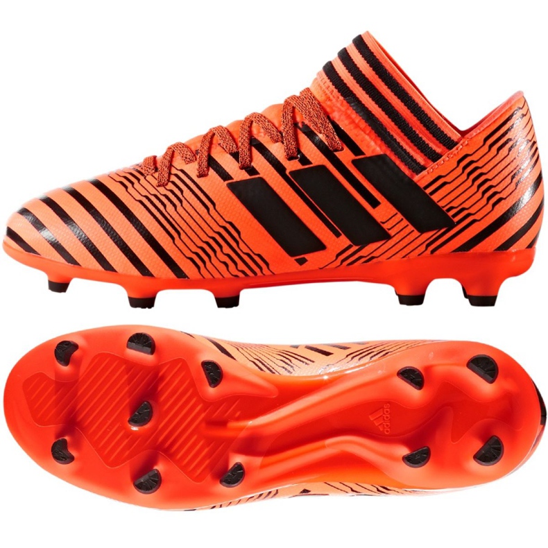 Kopačky Adidas Nemeziz 17.3 Fg Jr S82428 oranžový oranžový