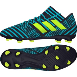 Kopačky adidas Nemeziz 17.3 Fg M námořnická modř