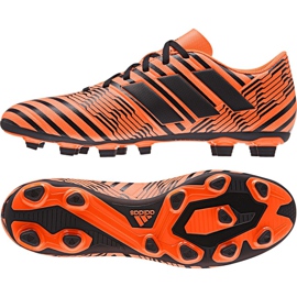 Kopačky Adidas Nemeziz 17.4 FxG M S80610 oranžový oranžový Kopačky Adidas Nemeziz 17.4 FxG M S80610 oranžový oranžový