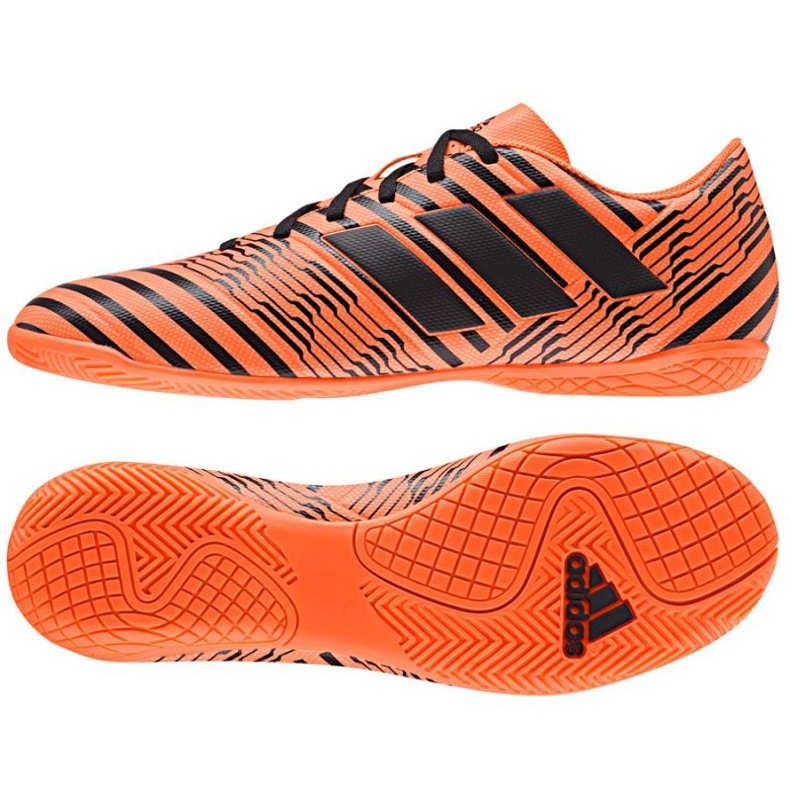 Sálová obuv adidas Nemeziz 17.4 In M oranžový