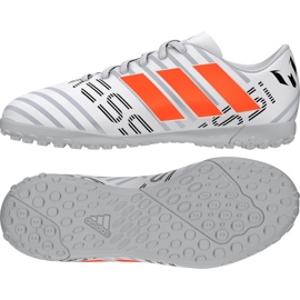 Kopačky Adidas Nemeziz Messi 17.4 TF Jr S77207 bílý