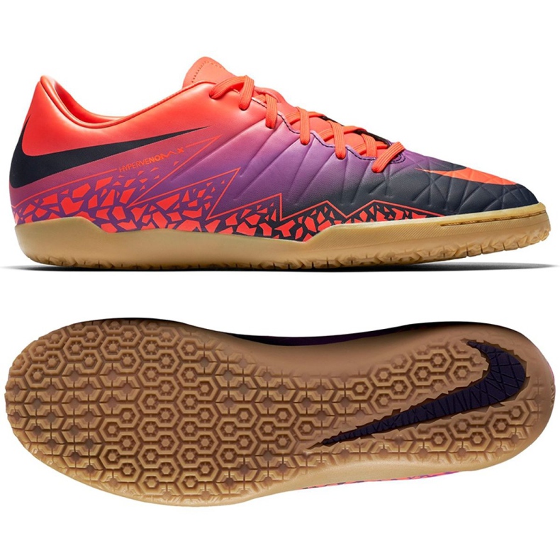 Sálová obuv Nike Hypervenom Phelon Ii Ic M 749898-845 vícebarevný oranžový