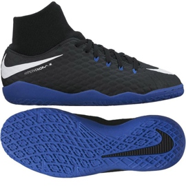 Sálová obuv Nike HypervenomX Phelon III DF IC Jr 917774-002 černý