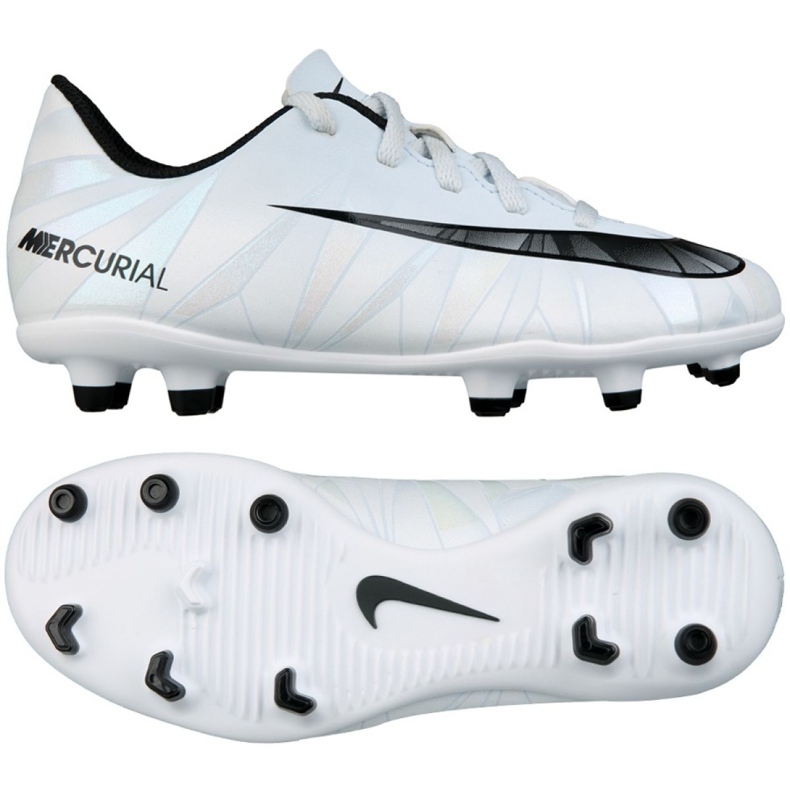 Kopačky Nike Mercurial Vortex Iii CR7 Fg Jr 852494-401 černá bílý