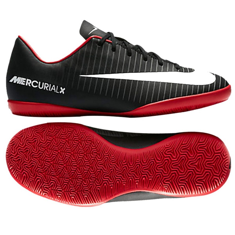 Sálová obuv Nike Mercurial Vapor Xi Ic Jr 831947-002 černá černá
