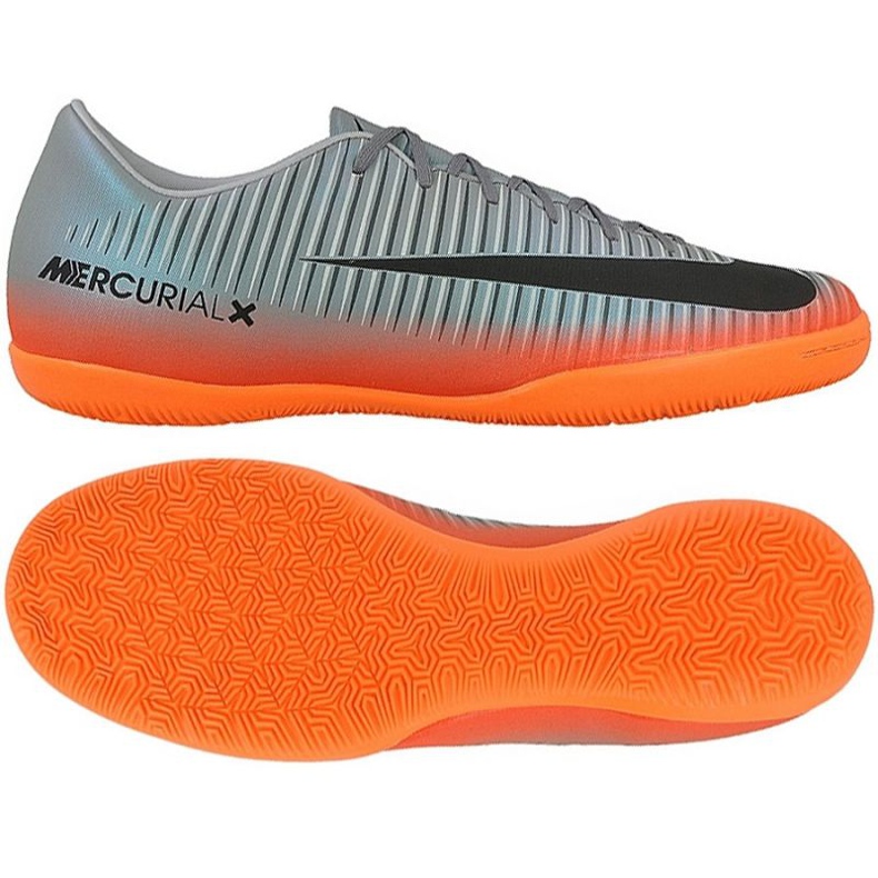 Sálová obuv Nike MercurialX Victory Vi šedá