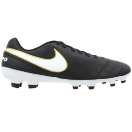 Kopačky Nike Tiempo Genio Ii Leather Fg M 819213-010 černý černý