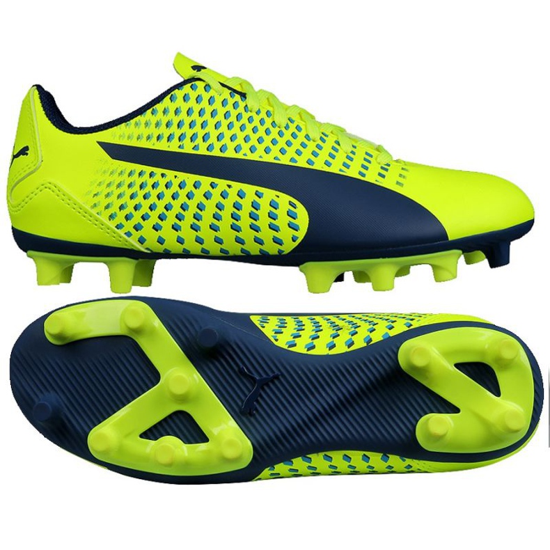 Kopačky Puma Adreno Iii Fg Safety Junior 104049 10 zlatý zelená