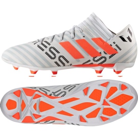 Kopačky Adidas Nemeziz Messi 17,3 Fg M CG2965 vícebarevný bílý