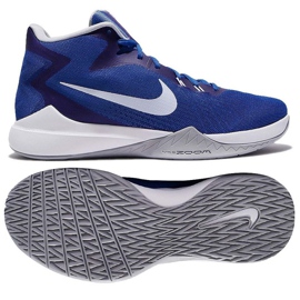 Basketbalové boty Nike Air Precision M modrý