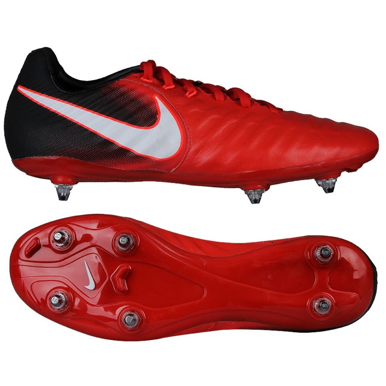 Kopačky Nike Tiempo Legacy Iii Sg M 897798-610 vícebarevný červené Kopačky Nike Tiempo Legacy Iii Sg M 897798-610 vícebarevný červené