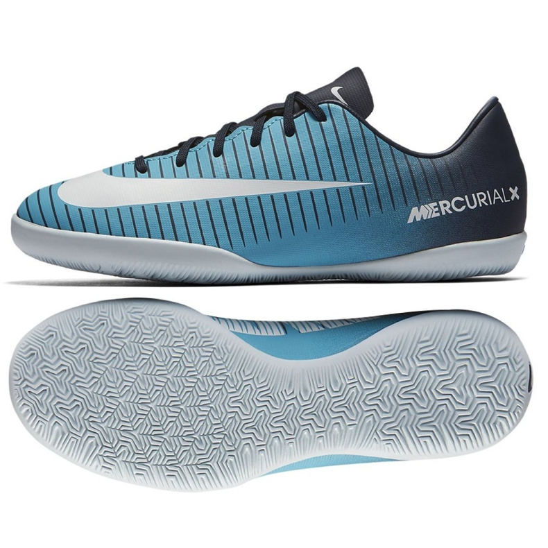Sálová obuv Nike Mercurial Vapor Xi Ic Jr 831947-404 modrý
