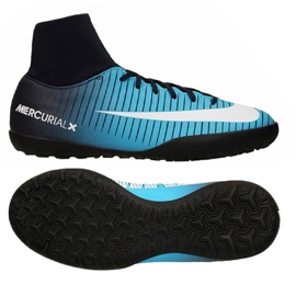 Kopačky Nike MercurialX Victory VI DF TF Jr 903604-404 modrý