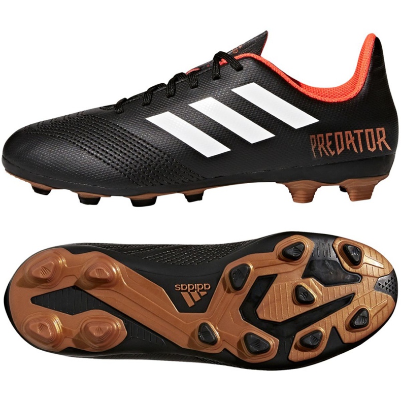 Kopačky Adidas Predator 18.4 FxG Jr CP9243 černá černá