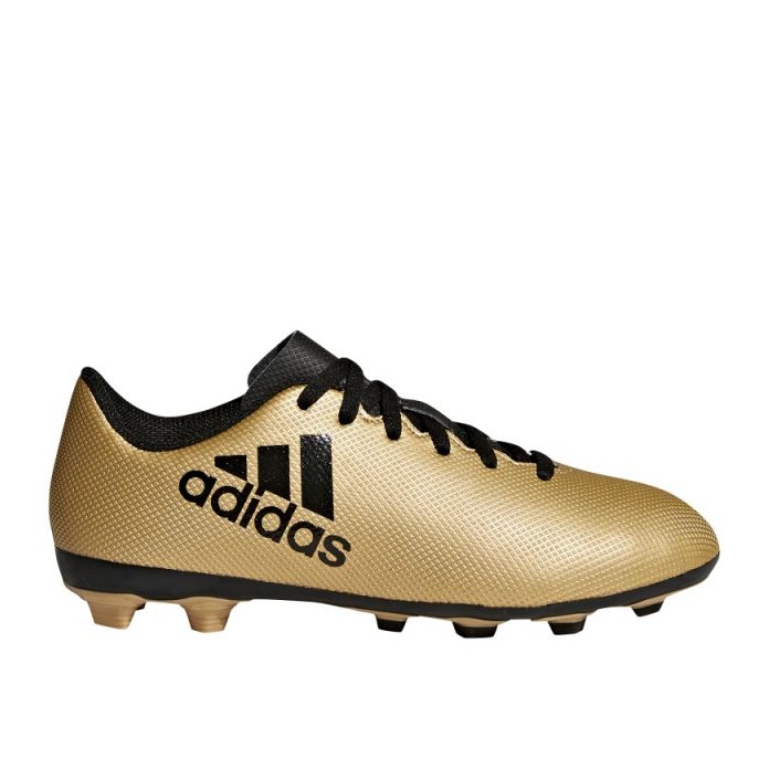 Kopačky Adidas X 17.4 FxG Jr CP9013 zlatý
