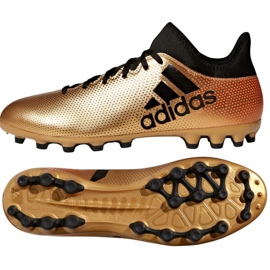 Kopačky Adidas X 17,3 Ag M CP9233 vícebarevný zlatý Kopačky Adidas X 17,3 Ag M CP9233 vícebarevný zlatý