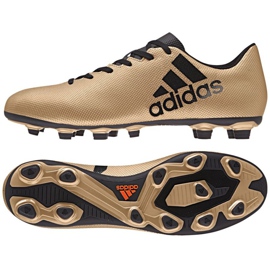 Kopačky Adidas X 17.4 FxG M CP9195 zlatý