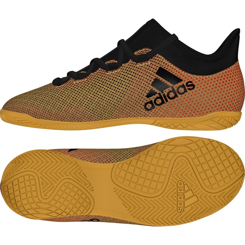 Sálová obuv adidas X Tango 17.3 In Jr CP9033 černá zlatý