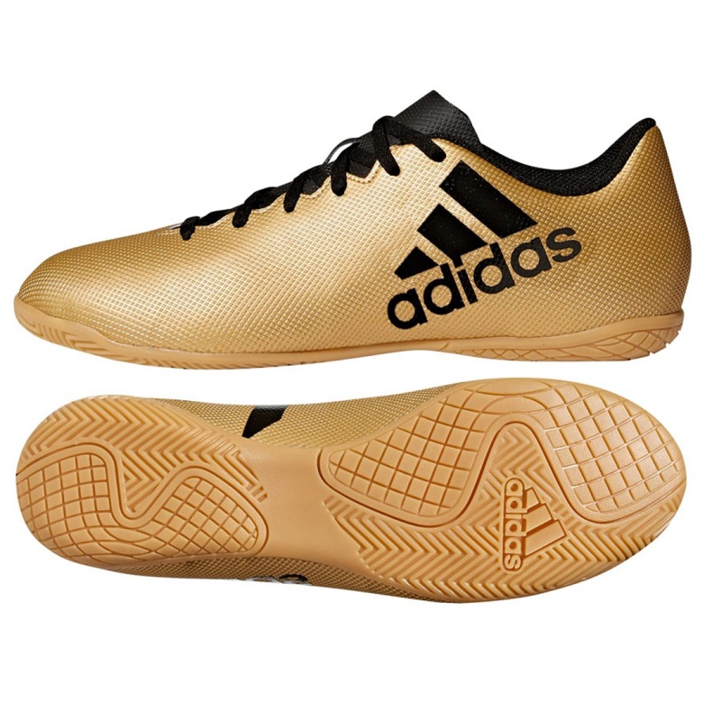 Sálová obuv adidas X Tango 17.4 In M CP9149 vícebarevný zlatý