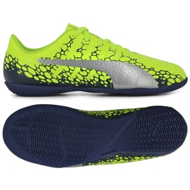 Kopačky Puma Evo Power Vigor 4 Graph It Jr 104467 02 žlutá vícebarevný