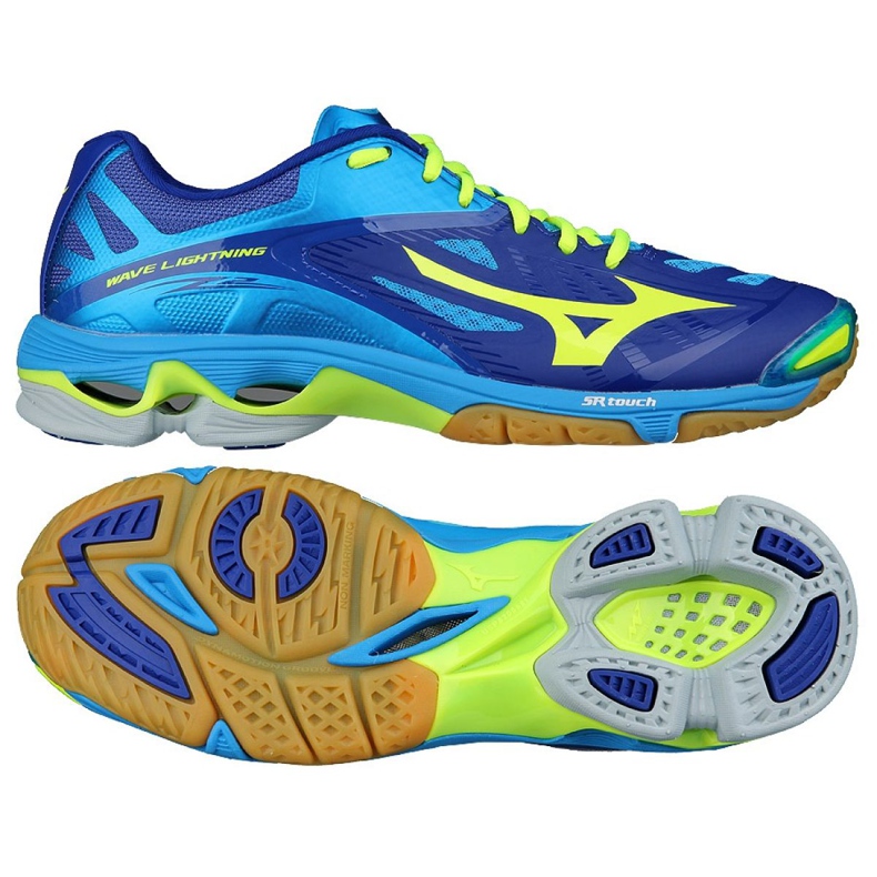 Volejbalové boty Mizuno Wave Lightening Z2 M V1GA160043 vícebarevný modrý