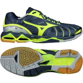 Volejbalové boty Mizuno Wave Tornado XM V1GA161247 námořnická modrá námořnická modrá