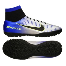 Kopačky Nike MercurialX Victory Vi Neymar Df Tf M 921514-407 zelená, modrá, šedá / stříbrná modrý Kopačky Nike MercurialX Victory Vi Neymar Df Tf M 921514-407 zelená, modrá, šedá / stříbrná modrý