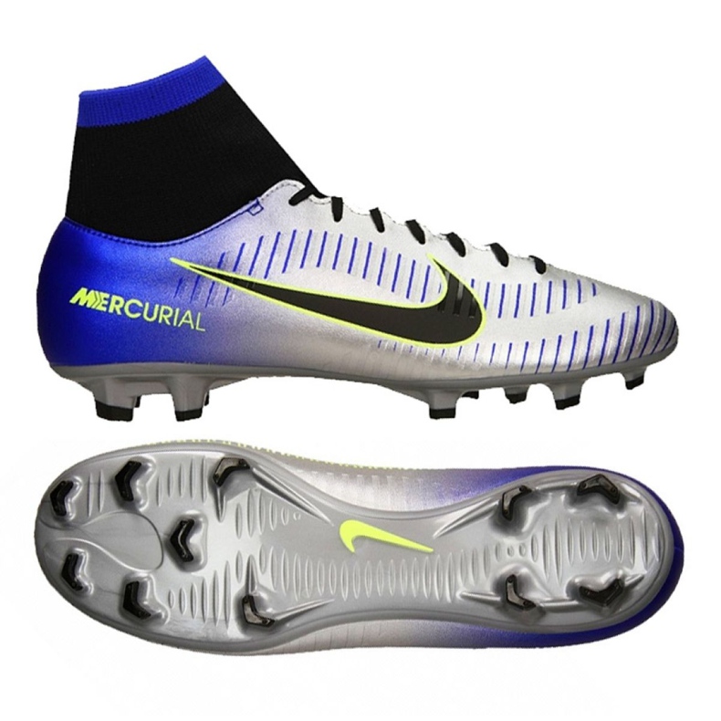 Kopačky Nike Mercurial Victory Vi Df Fg Neymar M 921506-407 vícebarevný stříbrný