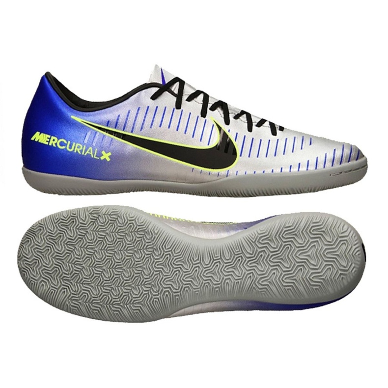 Sálová obuv Nike MercurialX Victory Vi Neymar Ic M 921516-407 šedá šedá