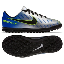 Kopačky Nike MercurialX Vortex Iii Neymar Tf Jr 921497-407 vícebarevný modrý