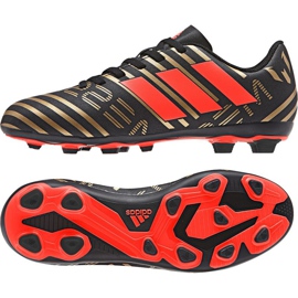 Kopačky Adidas Nemeziz Messi 17,4 Fg Jr CP9210 vícebarevný černá