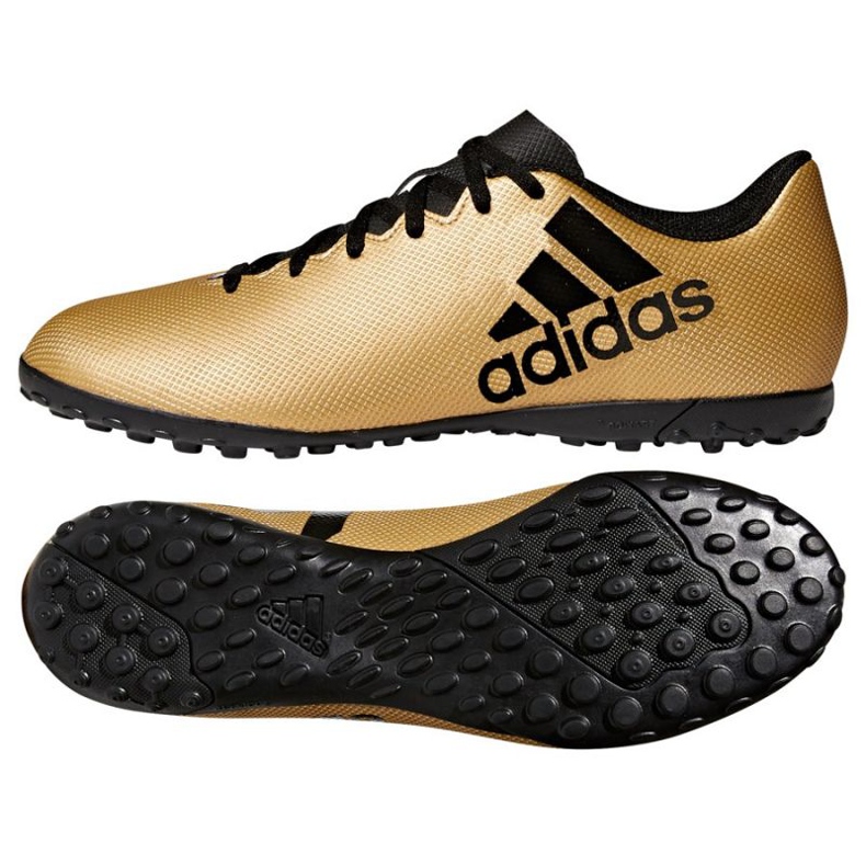 Kopačky Adidas X Tango 17.4 Tf M CP9146 zlatý zlatý Kopačky Adidas X Tango 17.4 Tf M CP9146 zlatý zlatý