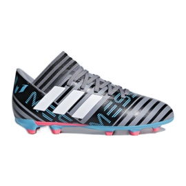 Kopačky Adidas Nemeziz Messi 17.3 Fg Jr CP9174 šedá černý