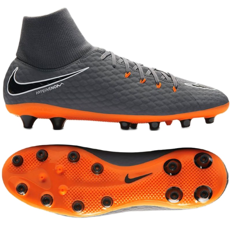 Kopačky Nike Hypervenom Phantom 3 šedá