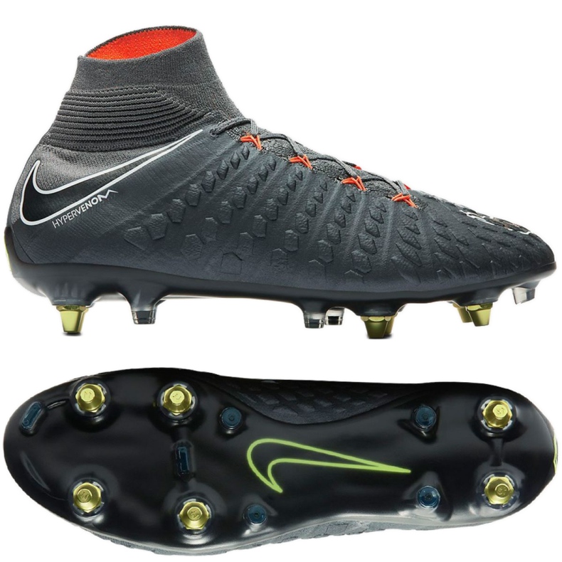 Kopačky Nike Hypervenom Phantom 3 Elite Df Fg Ac M AH7269-081 šedá šedá Kopačky Nike Hypervenom Phantom 3 Elite Df Fg Ac M AH7269-081 šedá šedá