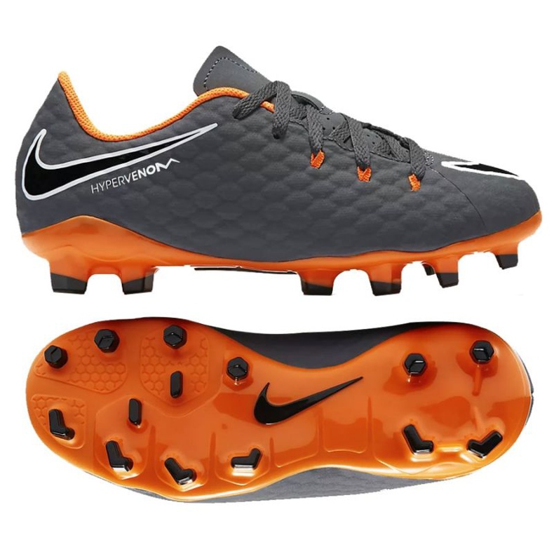 Kopačky Nike Hypervenom Phantom 3 Academy Jr AH7288-081 vícebarevný šedá Kopačky Nike Hypervenom Phantom 3 Academy Jr AH7288-081 vícebarevný šedá
