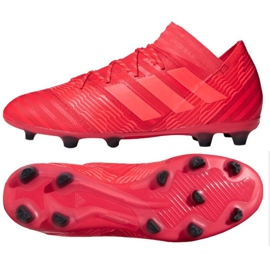 Kopačky Adidas Nemeziz 17,2 Fg M CP8971 červený červený