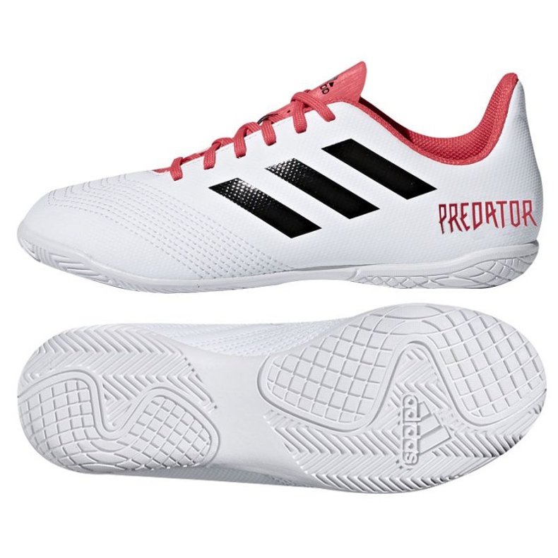 Sálová obuv adidas Predator Tango 18.4 In Jr CP9103 vícebarevný bílý Sálová obuv adidas Predator Tango 18.4 In Jr CP9103 vícebarevný bílý